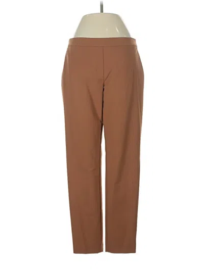 Pre-owned Theory Casual Pants In Brown
