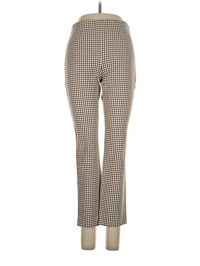 Pre-owned Theory Casual Pants In Brown