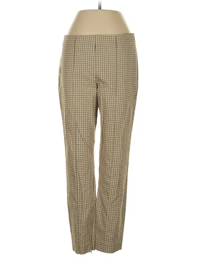 Pre-owned Theory Casual Pants In Gold