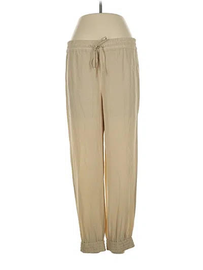 Pre-owned Theory Casual Pants In Gold