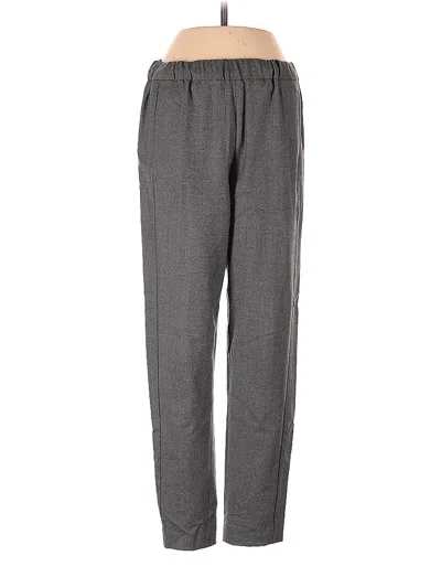 Pre-owned Theory Casual Pants In Gray