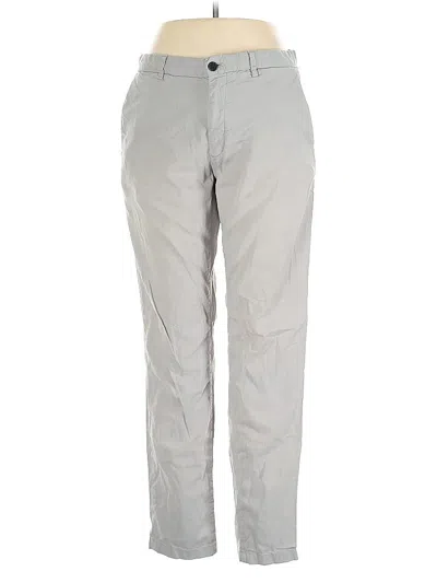 Pre-owned Theory Casual Pants In Gray