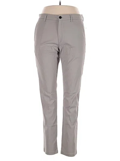 Pre-owned Theory Casual Pants In Gray