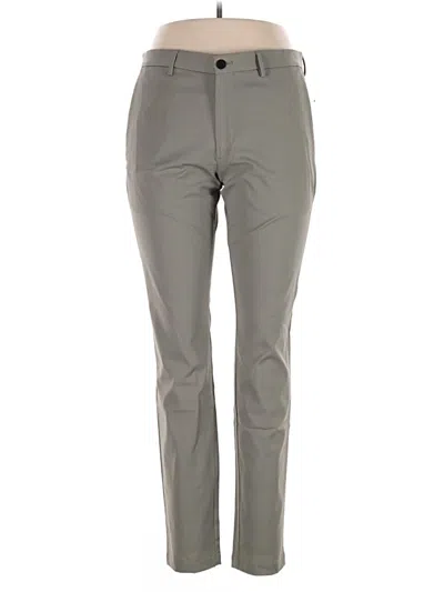 Pre-owned Theory Casual Pants In Gray