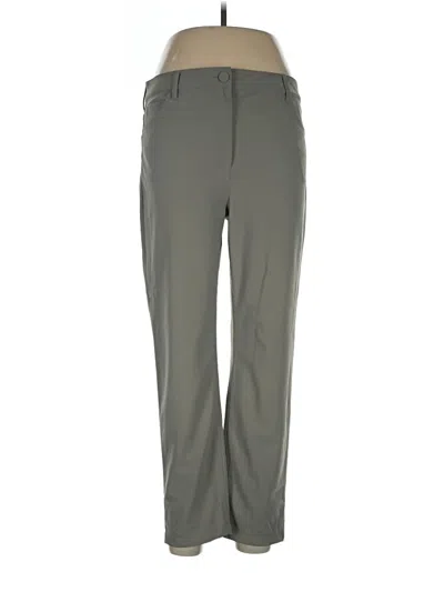 Pre-owned Theory Casual Pants In Green