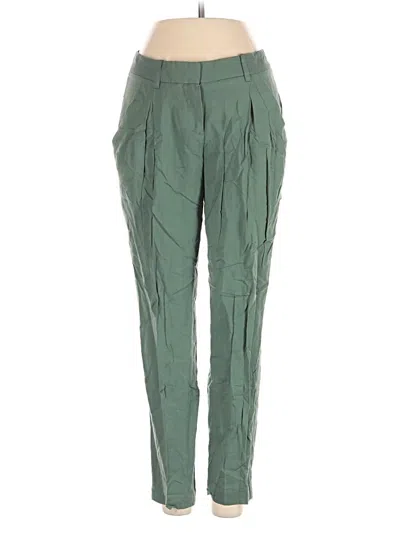 Pre-owned Theory Casual Pants In Green