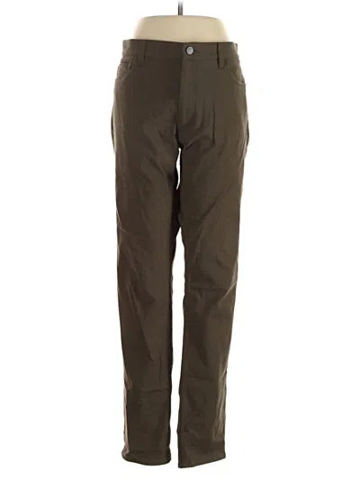 Pre-owned Theory Casual Pants In Green