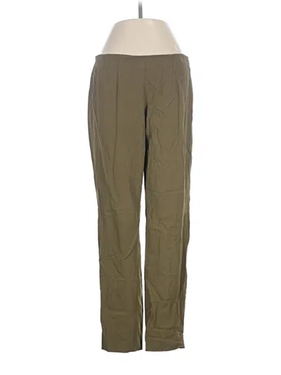 Pre-owned Theory Casual Pants In Green