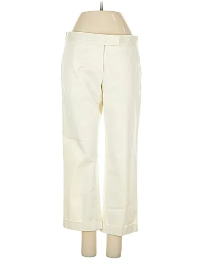Pre-owned Theory Casual Pants In Ivory
