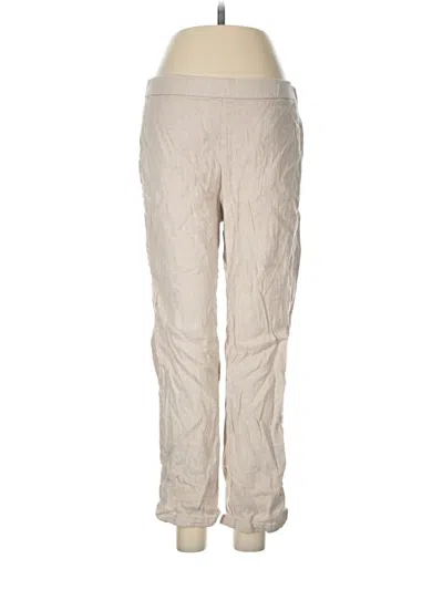Pre-owned Theory Casual Pants In Ivory