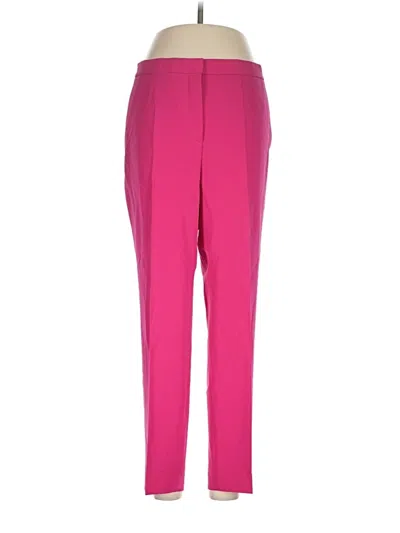 Pre-owned Theory Casual Pants In Pink