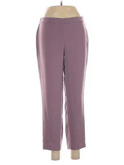 Pre-owned Theory Casual Pants In Purple