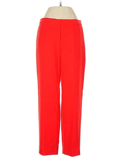 Pre-owned Theory Casual Pants In Red