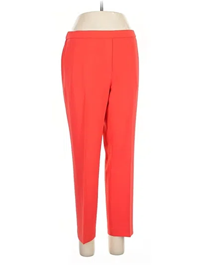 Pre-owned Theory Casual Pants In Red