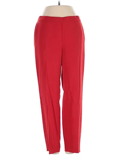 Pre-owned Theory Casual Pants In Red