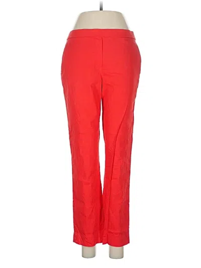 Pre-owned Theory Casual Pants In Red
