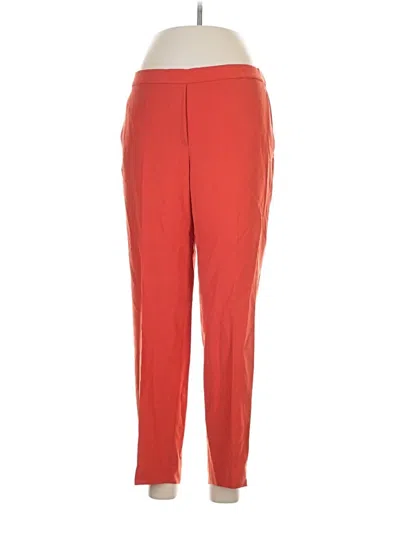Pre-owned Theory Casual Pants In Red