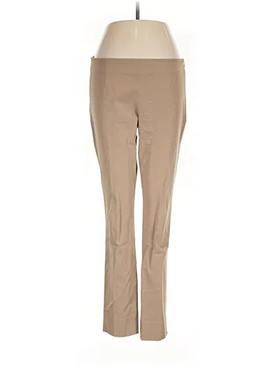 Pre-owned Theory Casual Pants In Tan