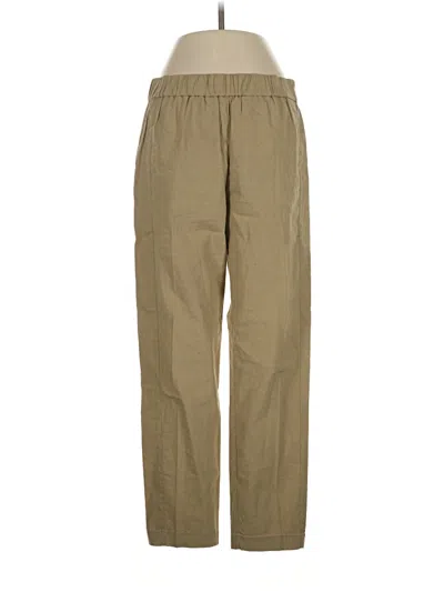 Pre-owned Theory Casual Pants In Tan