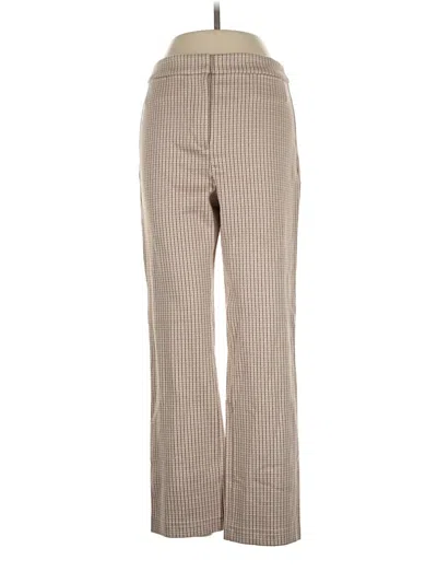Pre-owned Theory Casual Pants In Tan