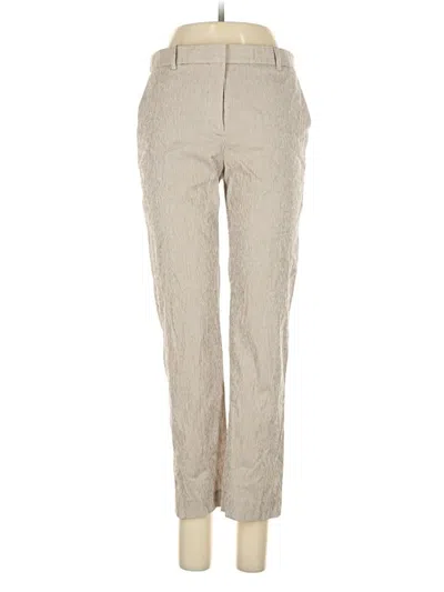 Pre-owned Theory Casual Pants In Tan