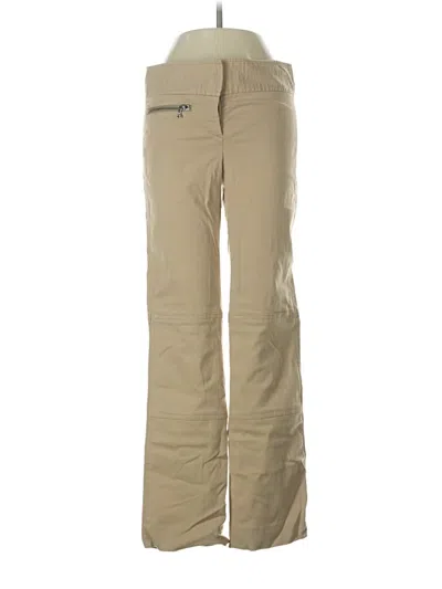 Pre-owned Theory Casual Pants In Tan