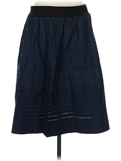 Pre-owned Theory Casual Skirt In Blue