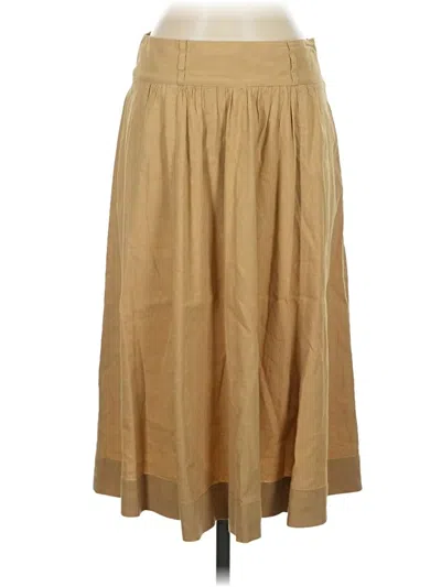 Pre-owned Theory Casual Skirt In Brown