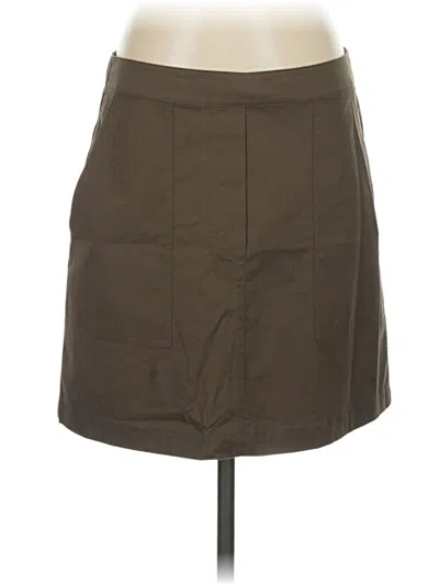 Pre-owned Theory Casual Skirt In Brown