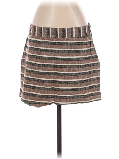 Pre-owned Theory Casual Skirt In Brown