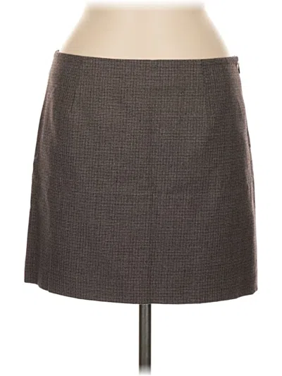 Pre-owned Theory Casual Skirt In Gray