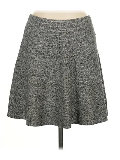 Pre-owned Theory Casual Skirt In Gray