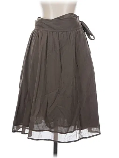 Pre-owned Theory Casual Skirt In Gray