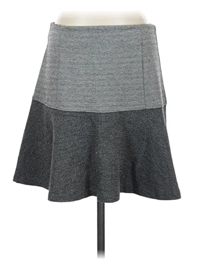 Pre-owned Theory Casual Skirt In Gray