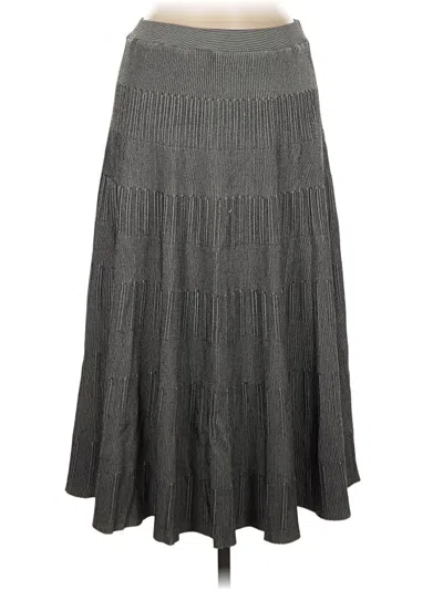 Pre-owned Theory Casual Skirt In Gray