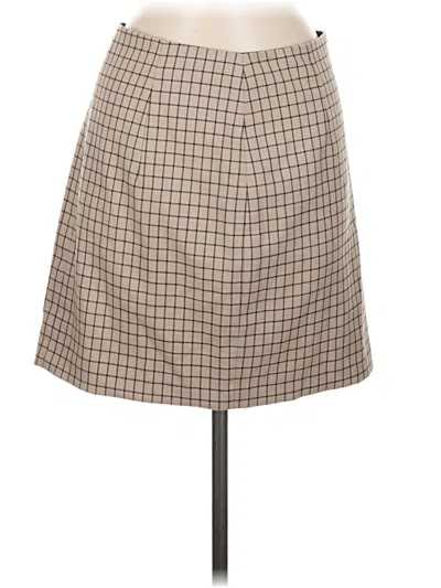 Pre-owned Theory Casual Skirt In Tan