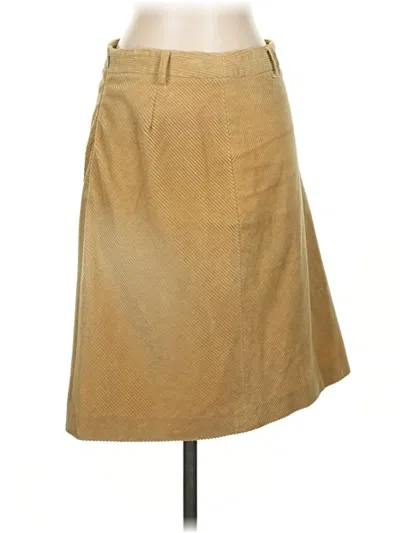Pre-owned Theory Casual Skirt In Tan