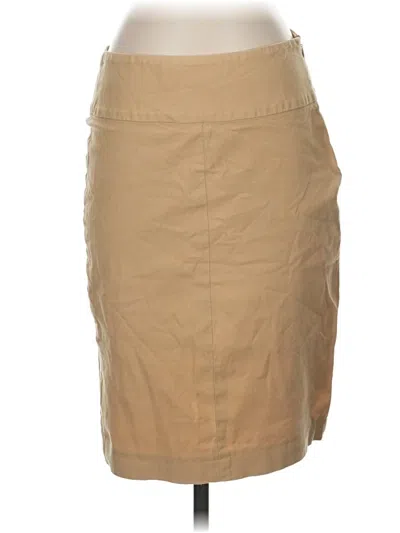 Pre-owned Theory Casual Skirt In Tan