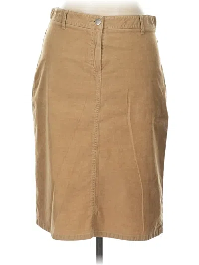 Pre-owned Theory Casual Skirt In Tan