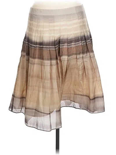 Pre-owned Theory Casual Skirt In Tan