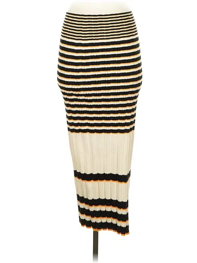 Pre-owned Theory Casual Skirt In White