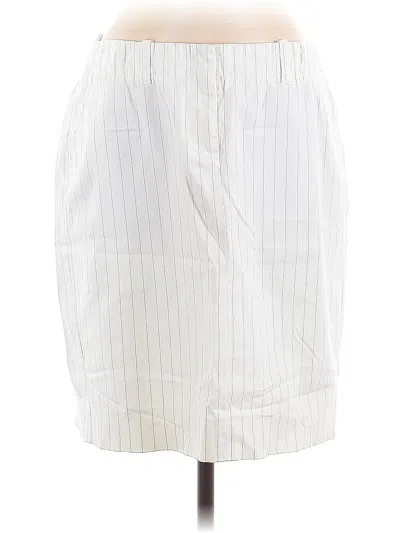 Pre-owned Theory Casual Skirt In White
