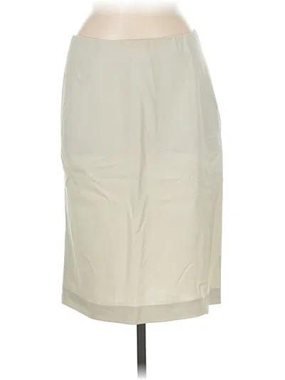 Pre-owned Theory Casual Skirt In White