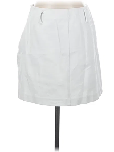 Pre-owned Theory Casual Skirt In White