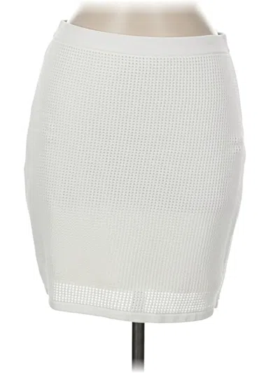 Pre-owned Theory Casual Skirt In White