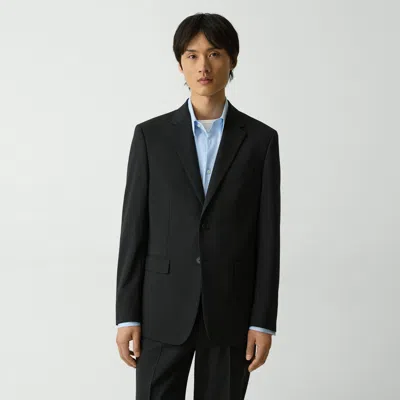 Theory Chambers Blazer In Stretch Wool In Deep Black