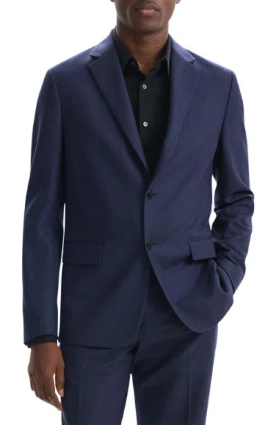 Theory Chambers Herringbone Wool Blend Suit Jacket