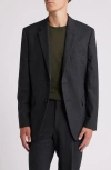 Theory Chambers Herringbone Wool Blend Suit Jacket