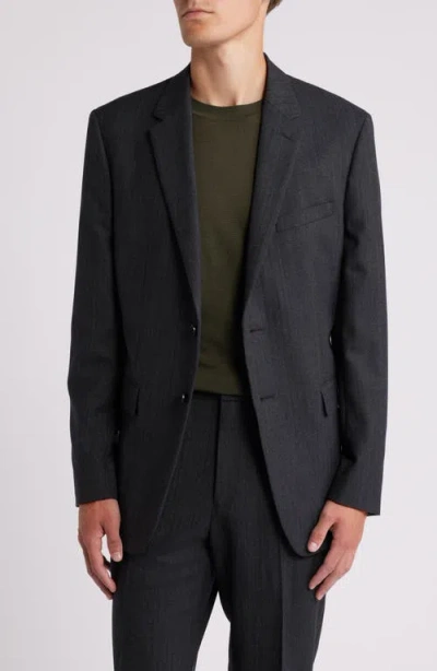 Theory Chambers Herringbone Wool Blend Suit Jacket