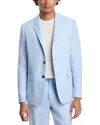 Theory Chambers Linen Slim Fit Suit Jacket In Fog Blue